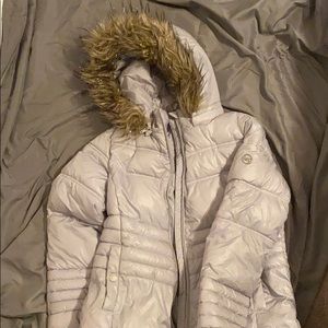 Girls Michael Kors hooded winter coat
